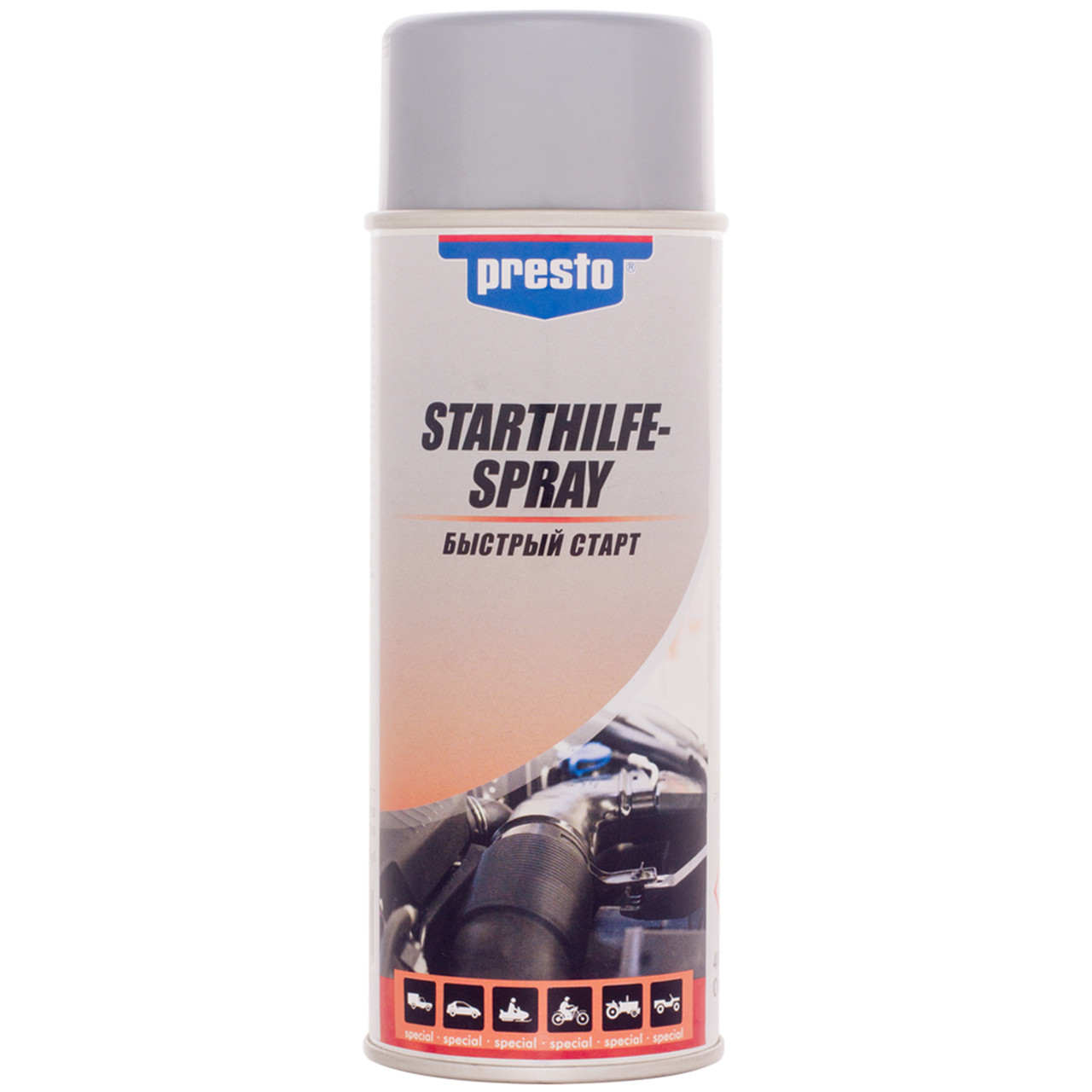 Швидкий старт для запуску двигуна Presto Starthilfe-Spray, 400 мл Аерозоль