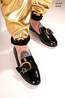 Туфлі лофери балетки жіночі чорні розмір 40
