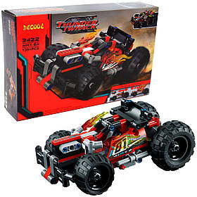Конструктор Technic decool бемц! Червоний гоночний автомобіль, 139 деталей (3422)