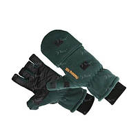 Перчатки варежки Fishing ROI Fleece Dark Green 502-02-L Оригинал "Оригинал"