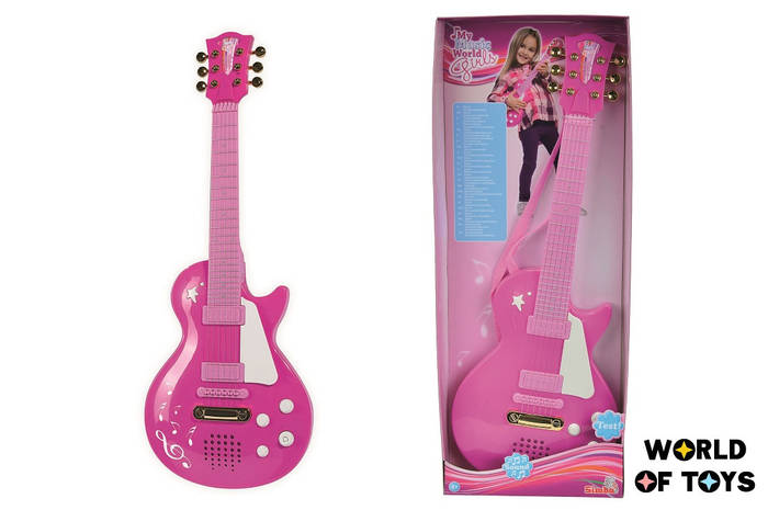 Купить Детская электрогитара Simba Девичий стиль с металлическими ...