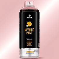 Краска с эффектом металлик MTN (Montana Colors) Metallic Paint, 400 мл Аэрозоль Розовое золото