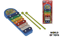 Музичний інструмент Ксилофон Simba Toys Веселі ноти 28 см (6834043)