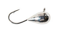 Мормышка Fishing ROI Капля с ушком 4.0мм 1104-S серебро "Оригинал"