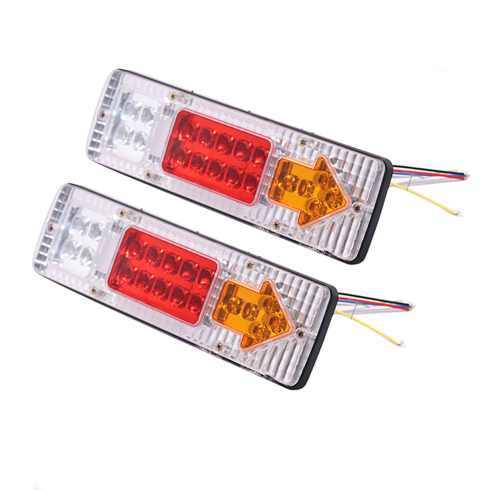 Універсальна світлодіодна фара ліхтар покажчиків повороту габарит стоп 24 В (комплект 2 штуки), фото 1