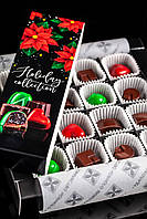 Подарочный набор конфет ручной работы шоколадный «Holiday Сollection» Черный шоколад 16 шт
