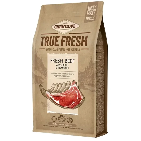 Carnilove Dog Adult True Fresh Beef with Peas & Pumpkin-1.4кг