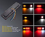 Універсальна світлодіодна фара ліхтар покажчиків повороту габарит стоп 24 В (комплект 2 штуки), фото 7