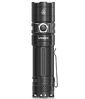 Портативный светодиодный фонарик ручной VIDEX A355C |4000Lm / 5000K| Черный