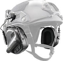 Активні стрілкові тактичні навушники Opsmen Earmor M31H Чорні на каску шолом TOR-D, FAST (Im)