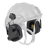 Навушники Активні для стрільби Earmor M31H Black з кріпленням на шолом ТОР-Д, FAST, ACH MICH (ARC) im