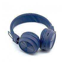 Навушники безпровідні накладні з мікрофоном Hoco W25 Promise Bluetooth Синій (W25/blue), фото 4