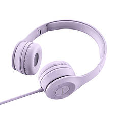 Навушники накладні провідні з мікрофоном Hoco W21 Graceful Charm Фіолетовий (W21/purple), фото 3