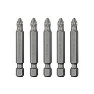 Комплект насадок викруткових PH2 1/4 "* 50мм, ACR, S2, уп. 5од., STORM INTERTOOL VT-0202, фото 3