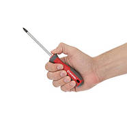 Набір викруток 6 од (SL3.0*75 мм, SL5.0*100 мм, SL6.0*100 мм, PH0*75 мм, PH1*75 мм, PH2*100 мм) INTERTOOL VT-3346, фото 4