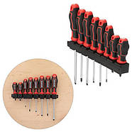 Набір викруток 8 од (SL5.0 * 100 мм, SL6.0 * 38 мм, SL6.0 * 125 мм, SL8.0 * 150 мм, PH0 * 75 мм, PH1 * 100 мм, PH2 *, фото 4