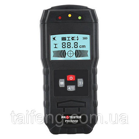 Детектор прихованого проведення, дерева, металу (WT55) PROTESTER PRO5500, фото 1