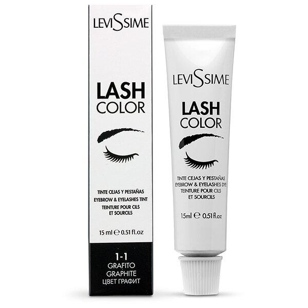 LeviSsime Фарба для брів і вій графіт Lash Color №1.1 Graphite, 15 мл