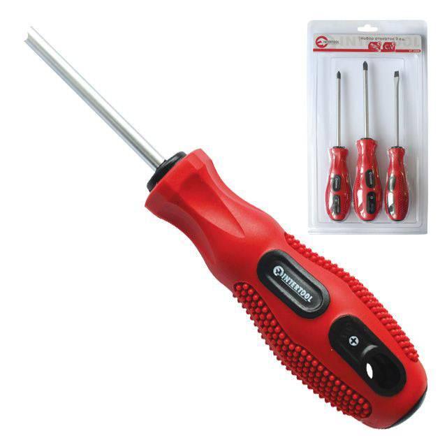 Набір викруток 3 од. INTERTOOL VT-2004, фото 1