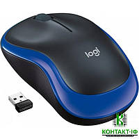 Мишка Logitech M186 Wireless Black/Blue