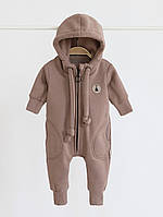 Комбинезон на флисе "loony", капучино 62 (0-3 міс.) MagBaby