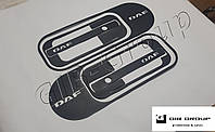 Накладки на ручки дверей для Daf XF 95-105-106 черная текстура