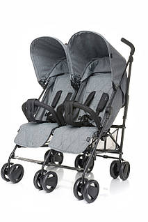 Прогулянкова коляска для двійнят 4Baby Twins (колір — grey)