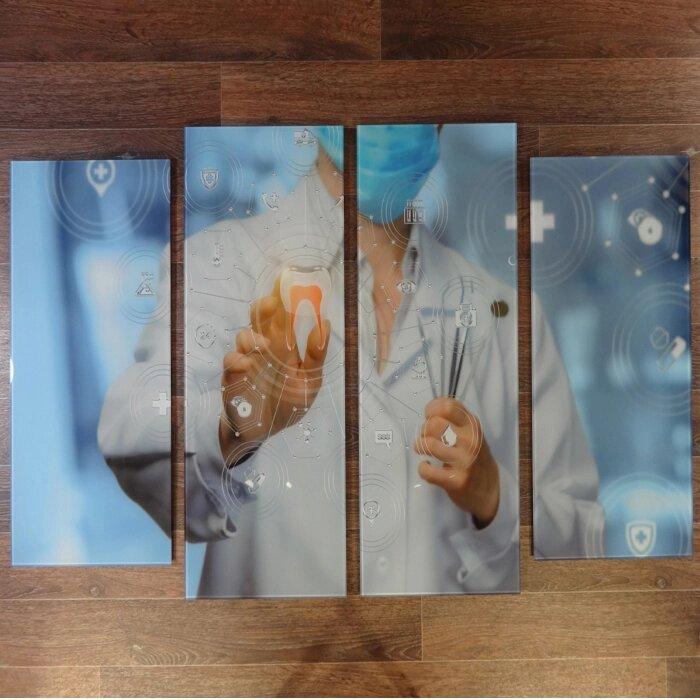 Постер / Модульна картина на склі Стоматологія, фото 1