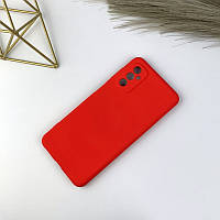 Силиконовый чехол на Samsung M52 (SM-M526) Red (14)