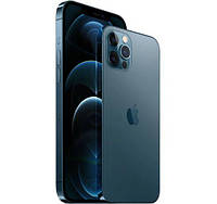 IPhone 12 Pro Max 128 GB Pacific Blue A14 Bionic 3687 мА·год + скло та чохол, фото 3