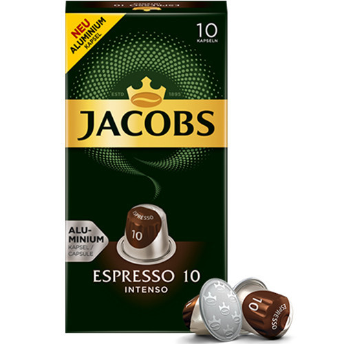 Кава в капсулах Nespresso Jacobs Espresso Intenso 10шт