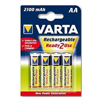 4шт акумулятор R06 Varta AA 2100 Ready 2 Use