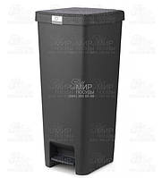 Brabantia Мусорный бак Pedal Bin StepUp темно-серый 40л 800023