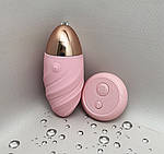 Віброяйце з USB Wo-sex JA02 віброяйце з 10 режимами вібрації. Рожеве, фото 7