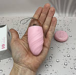 Віброяйце з USB Wo-sex JA02 віброяйце з 10 режимами вібрації. Рожеве, фото 6