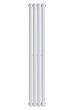 Вертикальний дизайнерський радіатор опалення ARTIDESIGN Rimini II 4/1800/236/50 білий матовий, фото 5