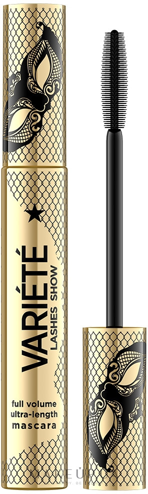 Туш для вій Eveline Cosmetics Variete Lashes Show Full Volume Ultra-Length Mascara чорна, 10 мл, фото 1