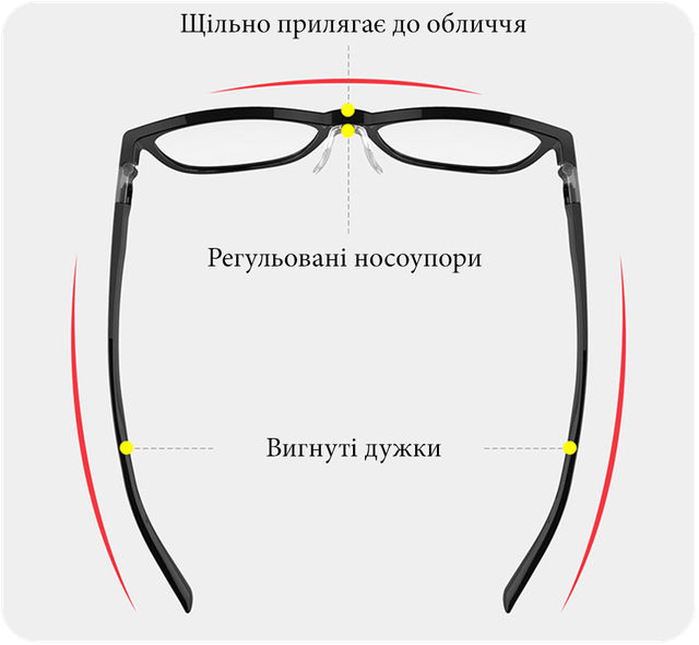 Компьютерные очки Xiaomi Qukan B1 Anti Blue LIght Eyes Protected Glasses (черный)