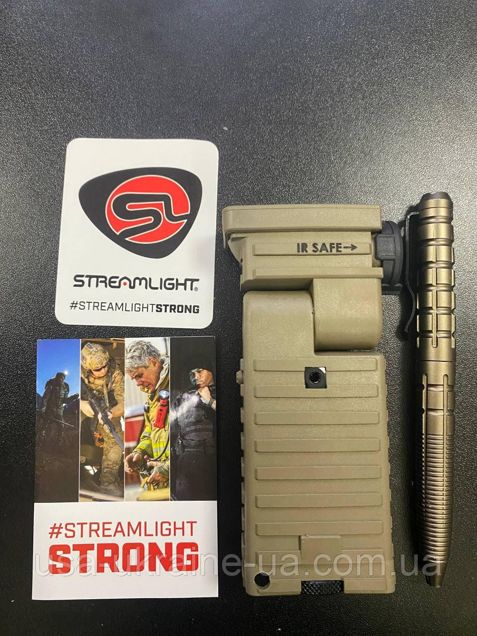 Военный тактический фонарь Streamlight 14032 Sidewinder с шарнирной головкой и батареями, койот - 55 люмен - фото 6 - id-p1686805854