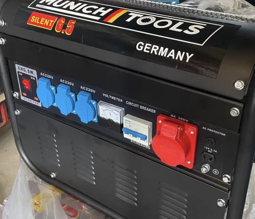 Бензиновий Генератор Munich Tools MT 6500 2,5 кВт