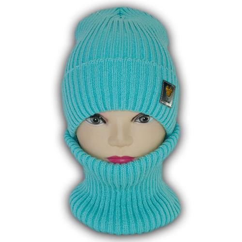 Детский комплект - шапка и шарф для девочек