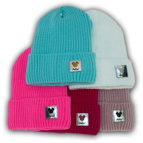 Детский комплект - шапка и шарф для девочек