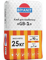 "BIYANIT" GB-1 КЛЕЙ ДЛЯ ГАЗОБЕТОНА 25 КГ