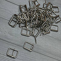 Пряжка пілот із плоскою мовою 15 мм (Нікель)