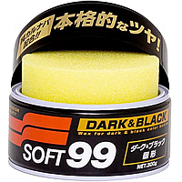 Воск для чёрных и темных автомобилей SOFT99 Dark & Black Wax, 300 г