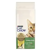 Сухой корм Cat Chow (Кет Чау) Special Care Sterelized Cat для стерилизованных котов с курицей 15 кг