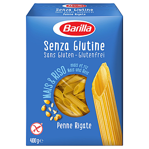 Макарони без глютену BARILLA Penne rigate, 400г, 14 шт/ящ