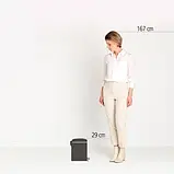 Бак для сміття Brabantia PEDAL BIN NEWICON, об'єм 3 л, бежевий (149887), фото 5