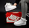 Чоловічі білі Кросівки Nike Air Force x Louis Vuitton, фото 7