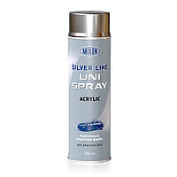 Аерозольна акрилова фарба для дисків Mixon Uni Spray, 500 мл, срібляста